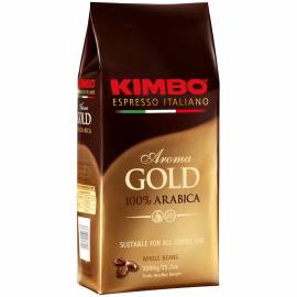 Кофе в зернах Kimbo "Aroma Gold", мягкая упаковка, 1кг