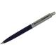 Ручка шариковая Luxor "Star" синяя, 1,0мм, корпус синий/хром, кнопочный механизм