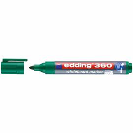 Маркер для белых досок Edding "360" зеленый, пулевидный, 1,5-3,0мм