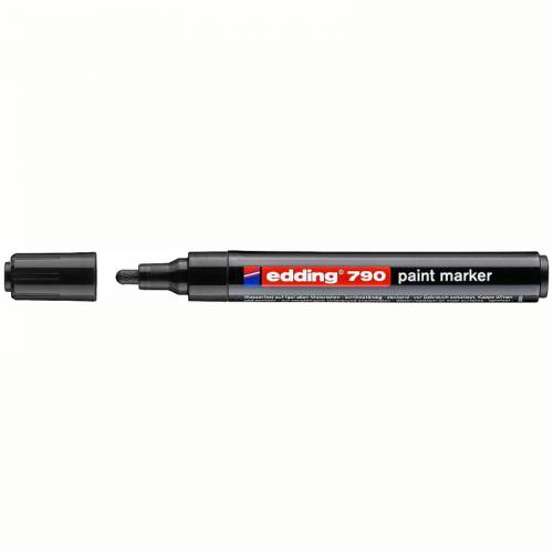 Маркер-краска Edding "790" черный, 2-3мм, пластиковый корпус