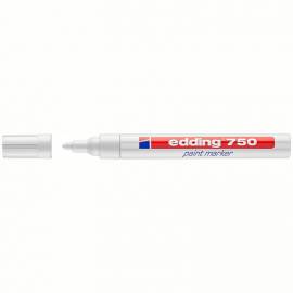 Маркер-краска Edding "750" белый, 2-4мм