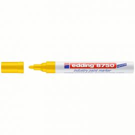 Маркер-краска Edding "8750" желтая, 2-4мм, для промышленной графики