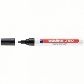 Маркер-краска Edding "750" черный, 2-4мм