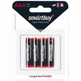 Батарейка SmartBuy AAA (R03) солевая, BC4