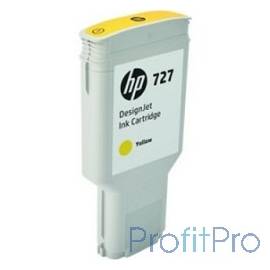 HP F9J78A Картридж HP №727, Yellow DJ T920/T1500/2500/930/1530/2530 (300ml)