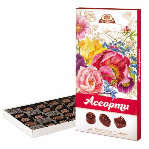 Набор шоколадных конфет Бабаевский "Ассорти. Букеты", 300г