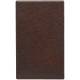 Алфавитная книга ДПС 150*250мм, 24л., 12 файлов-разделителей с карманами для визиток, коричневая