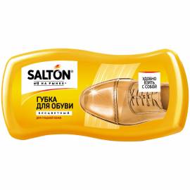 Губка-мини для обуви Salton волна, для гладкой кожи, бесцветная