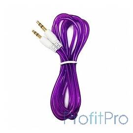 Кабель аудио CBR 3.5 jack Super Link / Human Friends (Shine) Purple, 1,5 м.