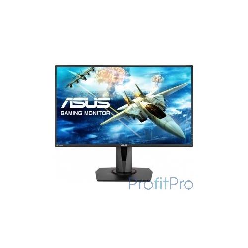 ASUS LCD 27" VG278Q черный TN 1920x1080, 1 ms, 400 cd/m2, 1000:1, 170°/160°, DisplayPort, HDMI, DVI