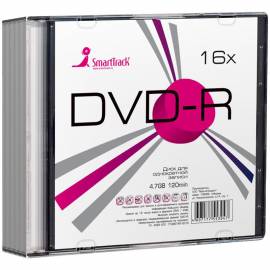 Диск DVD-R 4.7Gb Smart Track 16x Slim Sl-5
