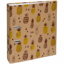 Папка-регистратор Berlingo "Pineapple", 70мм, картон, с рисунком