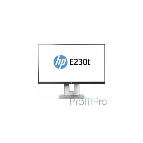LCD HP 23" E230t черный Touch IPS,1920x1080, 6ms, 250 cd/m2,1000:1,178°/178°,VGA,HDMI,DisplayPort [W2Z50AAABB]