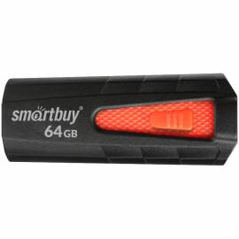 Память Smart Buy "Iron" 64GB, USB 3.0 Flash Drive, красный, черный