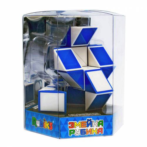 Игра-головоломка Rubik's "Змейка большая. Twist", 24 элемента, пластик, от 5-ти лет, ПВХ коробка
