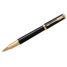 Ручка Пятый пишущий узел Parker "Ingenuity Large Laque Black GT" черная, 0,8мм, подар. уп.