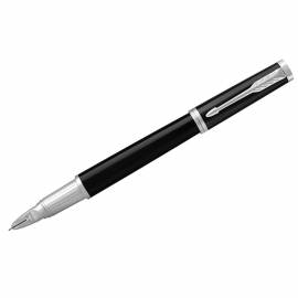 Ручка Пятый пишущий узел Parker "Ingenuity Large Black Lacquer CT" черная, 0,8мм, подар. уп.