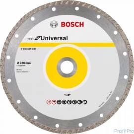 BOSCH 2608615039 Алмазный диск ECO Univ.Turbo 230-22,23