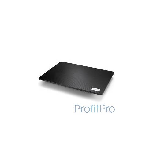 DEEPCOOL N1 BLACK (Подставка для охлаждения ноутбука ( 20шт/кор, до 15,6", супертонкий 2,6см, 180мм вентилятор, черный) Retail