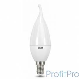 GAUSS 34128 Светодиодная лампа LED Elementary Свеча на ветру 8W E14 540lm 4100K 1/10/50 0
