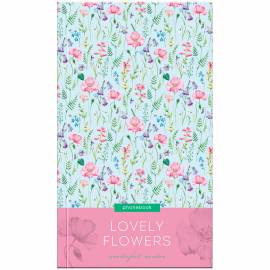 Телефонная книга А5, 80л., 7БЦ, OfficeSpace "Цветы. Lovely flowers", выборочный уф-лак, с высечкой