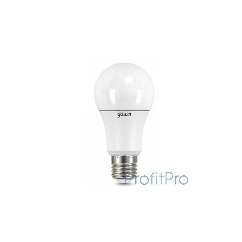 GAUSS 102502112 Светодиодная лампа LED A60 шар 12W E27 1150lm 3000K 1/10/50 