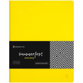 Дневник 1-11 кл. 48л. (лайт) "Summerfest. Yellow", прошитый блок, тонир. блок