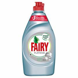 Средство для мытья посуды Fairy "Platinum. Ледяная свежесть", 430мл