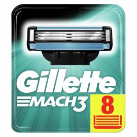 Кассеты для бритья сменные Gillette "Mach 3", 8шт.