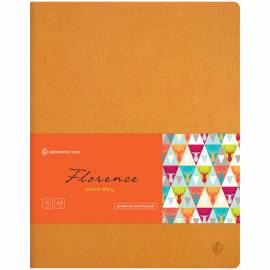Дневник 1-11 кл. 48л. (лайт) "Florence. Orange ", прошитый блок, тонир. блок