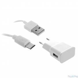 СЗУ Continent 2A/1*USB белый , ZN20-191WT