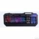 Qcyber IRON SKILL Игровая клавиатура Мембранного типа. RGB подсветка, металлический корпус, подсветка двух шрифтов, держатель д