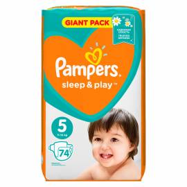 Подгузники Pampers "Sleep&Play", юниор (11-16 кг) Super Star, 74шт. (ПОД ЗАКАЗ)