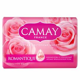 Мыло туалетное Camay "Romantique", бумажная обертка, 85г