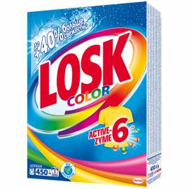 Порошок для машинной стирки Losk "Color", для цветного белья, 450г
