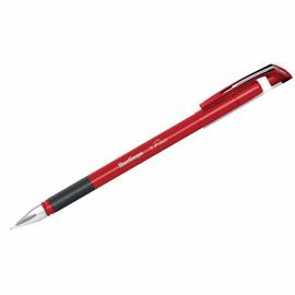 Ручка шариковая Berlingo "xFine" красная, 0,3мм, грип