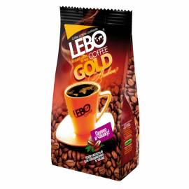 Кофе молотый LEBO "Gold", арабика, для заваривания в чашке, вакуумный пакет, 100г
