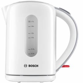 Чайник электрический Bosch TWK7601, 1,7л, 2200Вт, пластик, белый