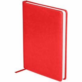Ежедневник датированный 2020г., A5, 176л., кожзам, OfficeSpace "Nebraska", красный