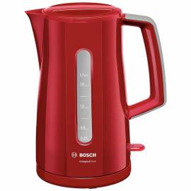 Чайник электрический Bosch TWK3A014, 1,7л, 2400Вт, пластик, красный