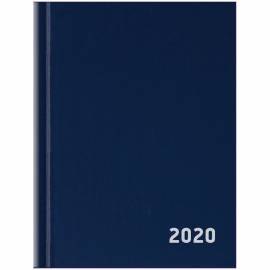 Ежедневник датированный 2020г., A6, 168л., бумвинил, OfficeSpace, синий
