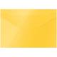Папка-конверт на кнопке OfficeSpace А4, 120мкм, желтая
