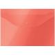 Папка-конверт на кнопке OfficeSpace А4, 120мкм, красная