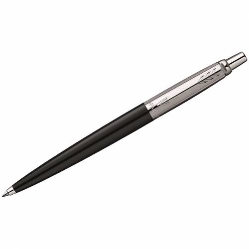Ручка шариковая Parker "Jotter Black" синяя, 1,0мм, кнопочн., подар. уп.