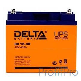 Delta HR 12-40 (40 А\ч, 12В) свинцово- кислотный аккумулятор 