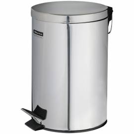 Ведро-контейнер для мусора OfficeClean Professional, 5л, нержавеющая сталь, хром