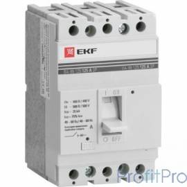 EKF mccb99-125-25 Выключатель автоматический ВА-99 125/25А 3P 25кА EKF PROxima