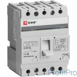 EKF mccb99-160-160 Выключатель автоматический ВА-99 160/160А 3P 35кА EKF PROxima