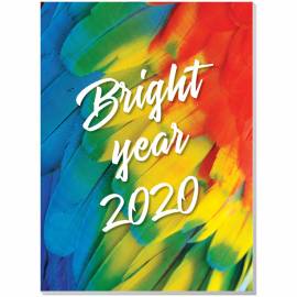 Календарь отрывной на магните 110*150мм, склейка, OfficeSpace "Яркий цвет", 2020г.