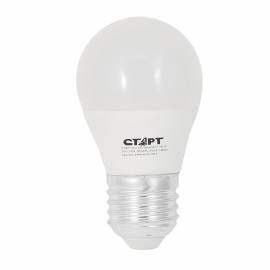 Лампа светодиодная Старт LED, серия "ЭКО" 7W30, тип G "шар", Е27, 2700К, теплый свет, 15000ч